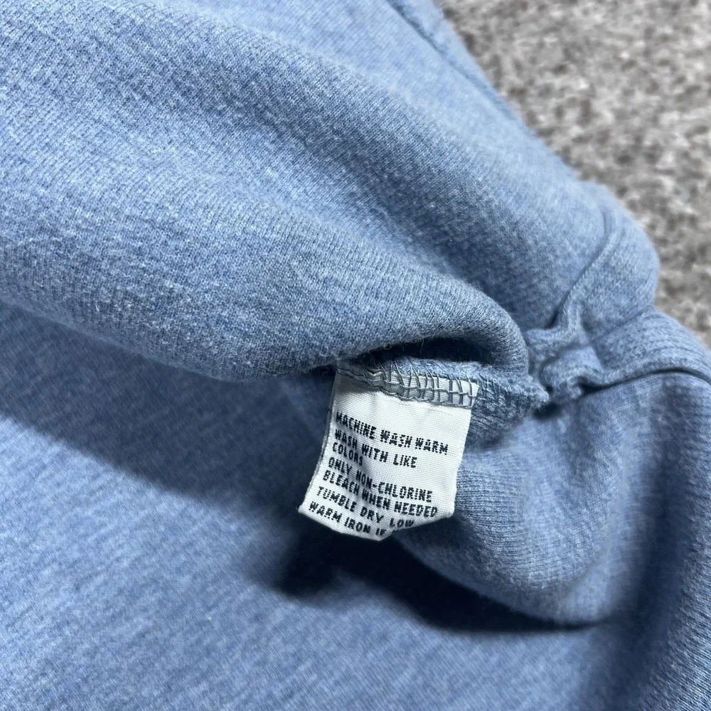 Vintage Polo Ralph Lauren Estate Rib Sweater Men's XL Light Blue 1/4 Zip Cotton